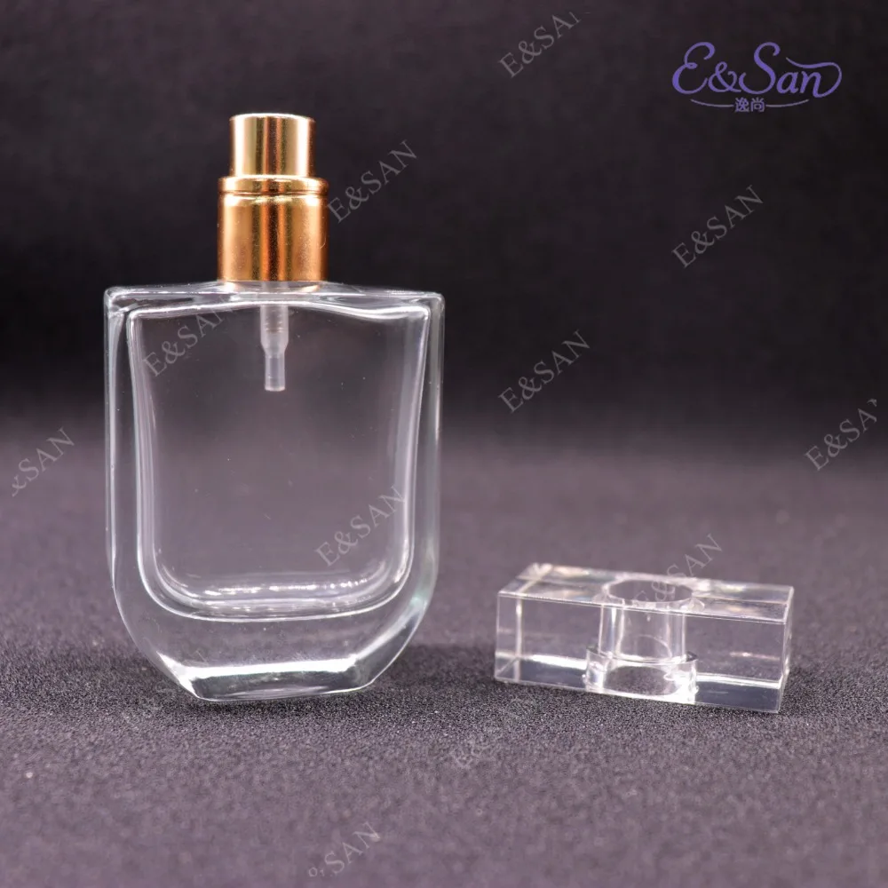 PT074D-30ML плоская квадратная крышка с песком прозрачное стекло духи спрей