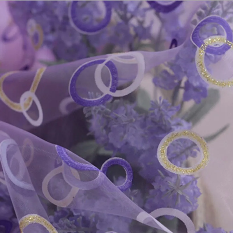 Штора для окна с пузырьковым рисунком шикарная штора принтом в горошек шторы