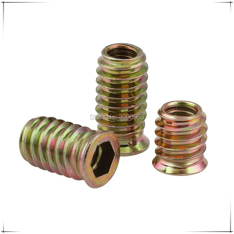 M6 оцинкованная жесткая стальная Шестигранная головка внутренняя наружная