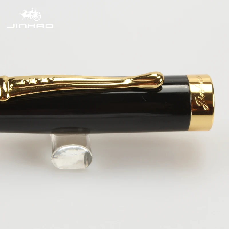 1 шт. Jinhao X450, гладкая Ручка-роллер для письма с 0,7 мм, черные ручки высокого качества с металлическими чернилами для студентов, офисные принадлежности