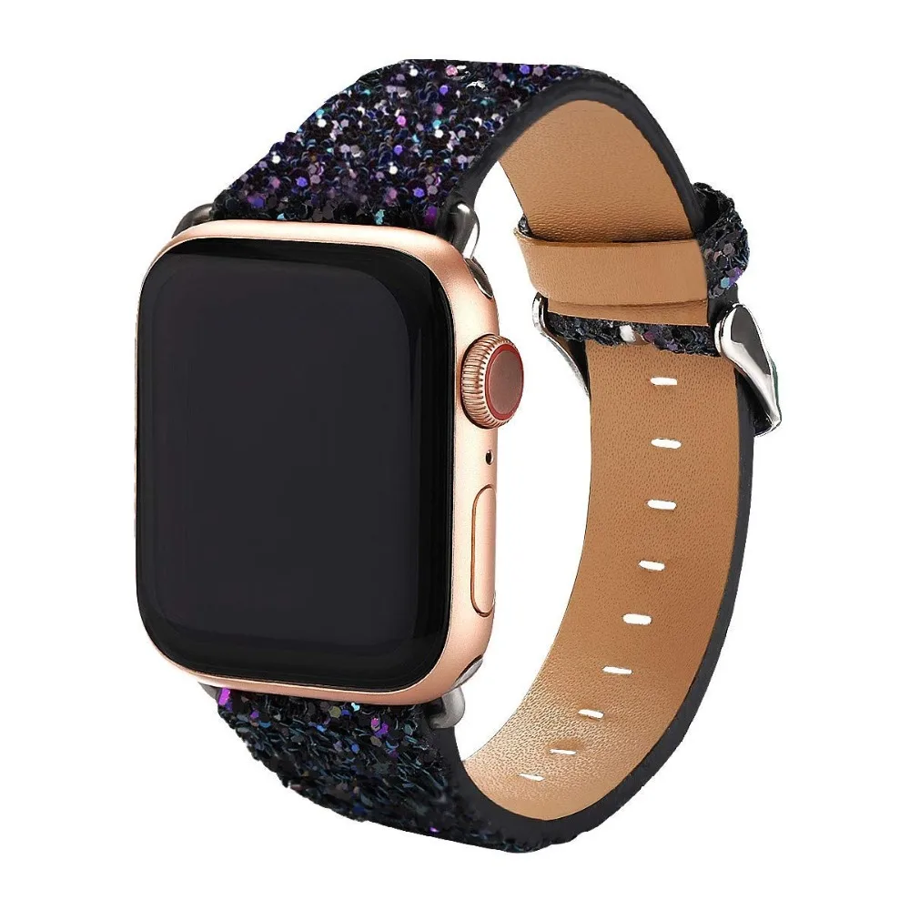 

Leather Band For Apple Watch 42 4 band Wristwatch Bracelet Strap 40 44mm For Apple Series 4 For Apple Watch band/iwatch 4 3 2 1