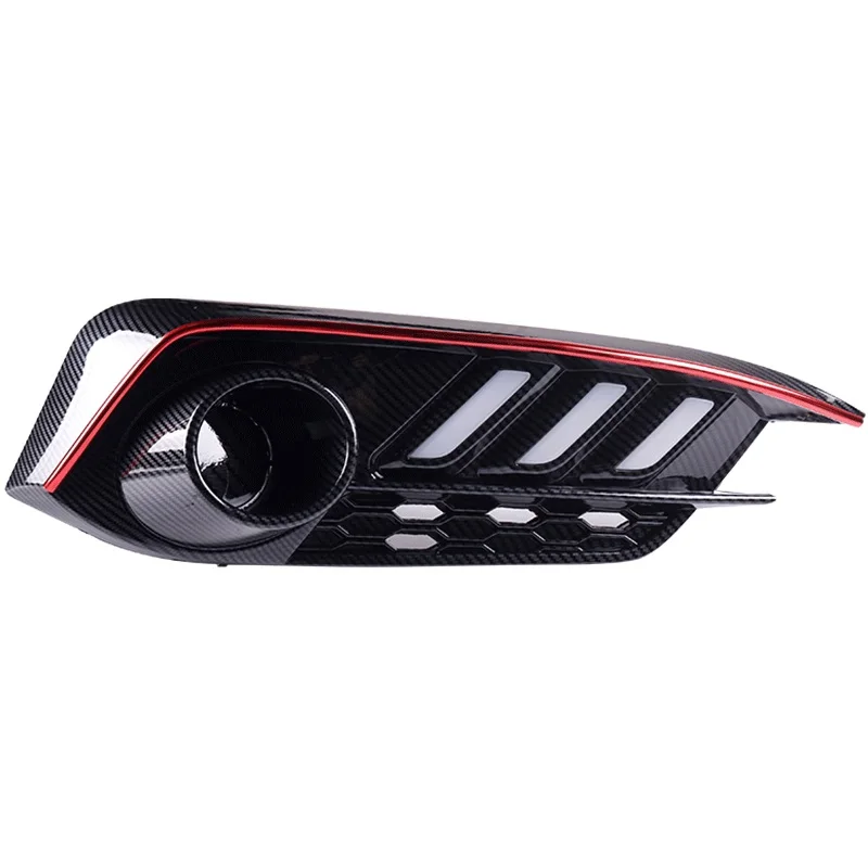 Sanvi новые высокого качества из углеродного волокна LED DRL для Honda Civic 2016 2018