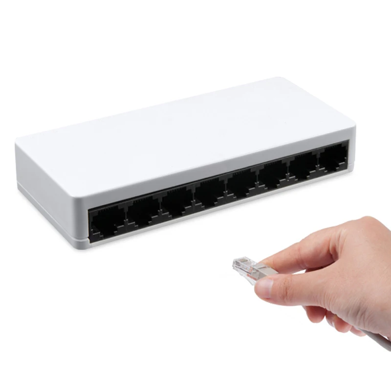 Сетевой коммутатор EASYIDEA концентратор 10/100 Мбит/с сетевой Ethernet 8 портовый Быстрый