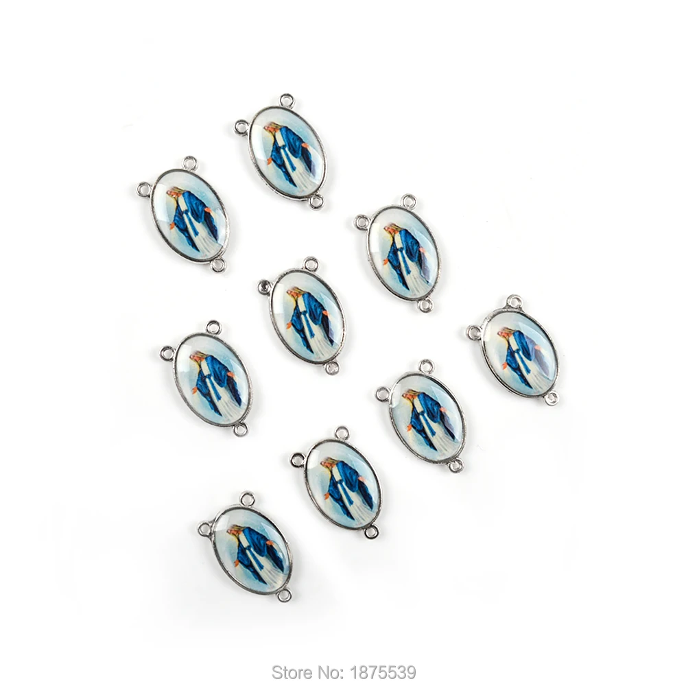 Девы Марии мать Иисус католический Розария Центр золотого родия имитатия |