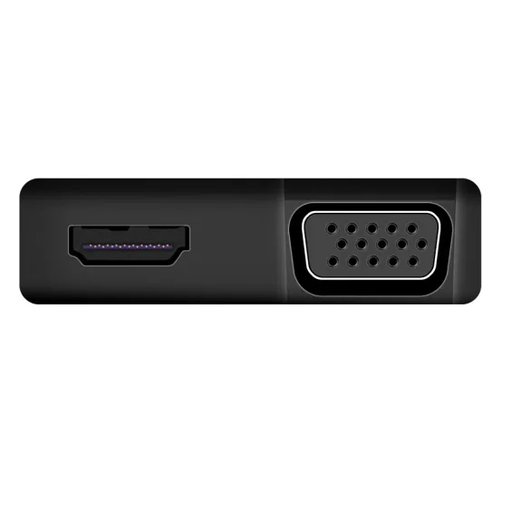 USB C концентратор 6 в 1 для 3 0 HDMI 4K VGA MacBook Pro Xiaomi Asus Lenovo ноутбука Huawei Mate 10 20 Matebook Type