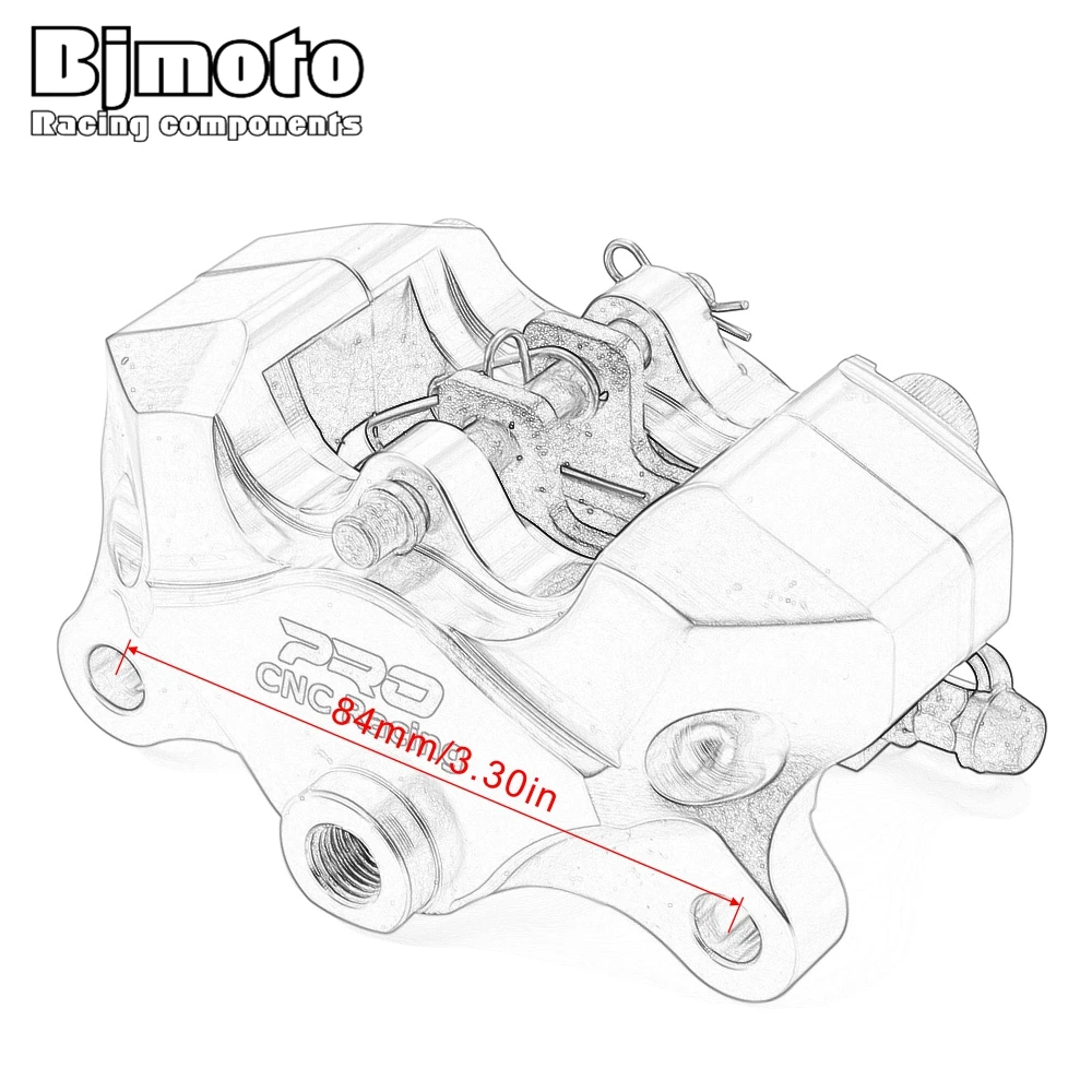 Суппорт тормоза BJMOTO для Ducati Monster S4R S 696 848/EVO CBR1000RR R1 насос главного цилиндра задних