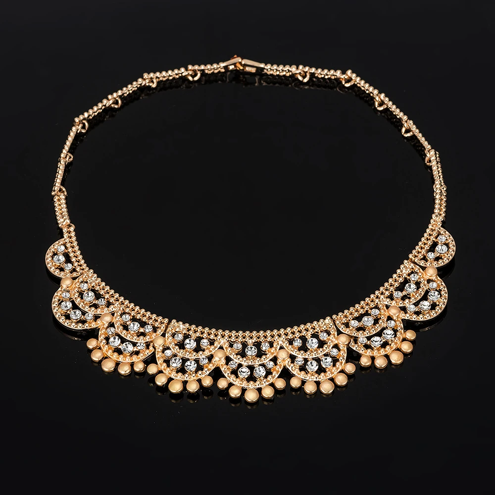 Новинка 2019 Ювелирный Комплект с эфиопской улиткой золотого цвета для свадьбы в