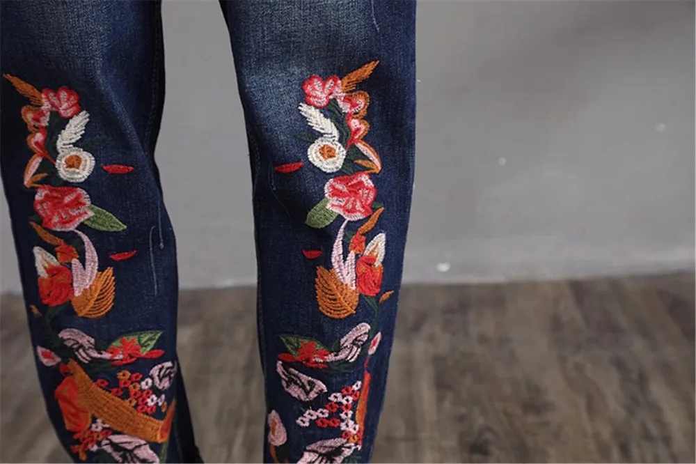 Размера плюс джинсовые штаны шаровары для женщин 2018 Летний Новый дизайн с