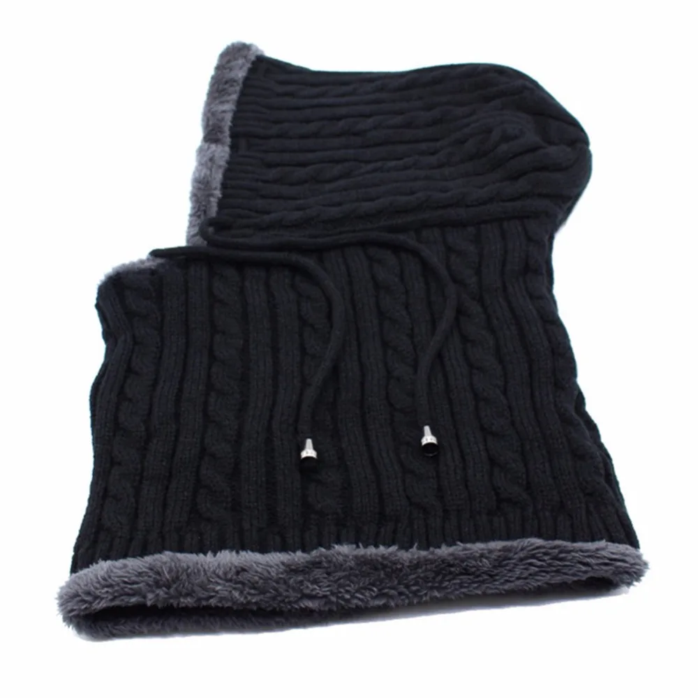 SYi Qarce зимние супер теплые вязанные шапочки Skullies Beanie Gorras Bonnet маска шапка для мужчин и женщин Спорт На Открытом Воздухе Шапка NM084-88