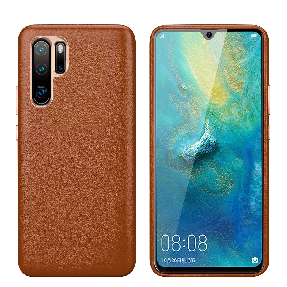 Чехол из натуральной кожи для Huawei P30 pro роскошный мягкий чехол телефона Mate 20