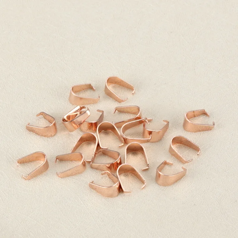 

Rose Gold Silver Stainless Steel Pinch Clasps Hooks Hanger Pendant DIY Accessories Findings Handmade Jewelry Making Component