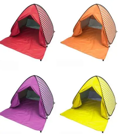 Draagbare Strand Tent! Pop up Automatisch Set Up Camping Tent met Gordijn Snel Open Outdoor UV50 + Bescherming | Спорт и развлечения