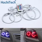 Для Toyota Avensis T250 2003 2004 2005 2006 2007 2008 2009 Многоцветный комплект светодиодов глаза ангела RGB гало кольца в дневное время запуска светильник дневные ходовые огни