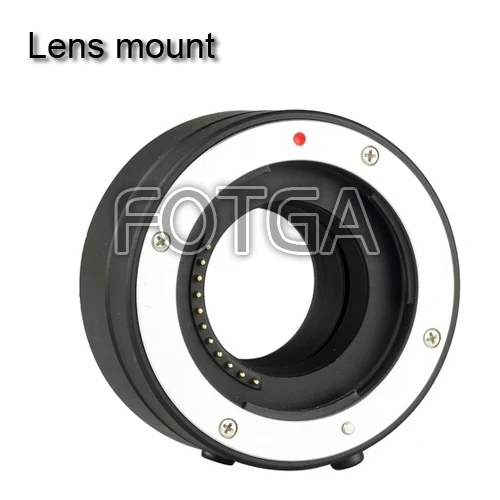 FOTGA Автофокус AF Macro DG удлинительная трубка 10 мм + 16 для камеры Micro M4/3|tube silver|tube adaptertube