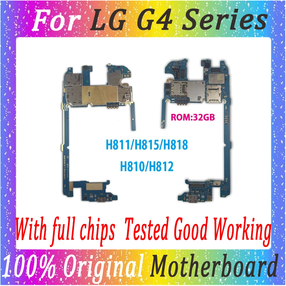 100% оригинальная материнская плата для LG G4 H810 H812 H815 разблокированная логическая