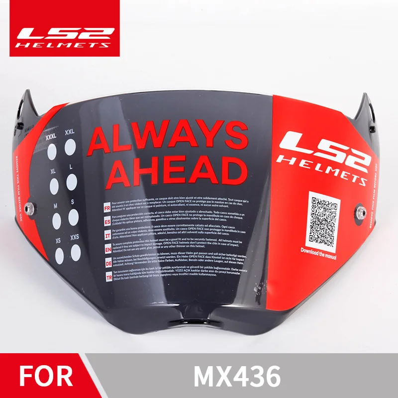 LS2 MX436 шлем для мотокросса козырек подходит для модели LS2 MX436 шлем Объектив Стекло темный дым прозрачный заменить лицевой экран