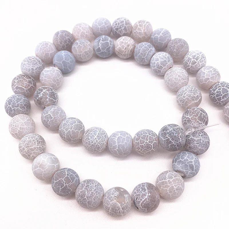 Круглые бусины с венами дракона незакрепленные 8 мм для изготовления ювелирных