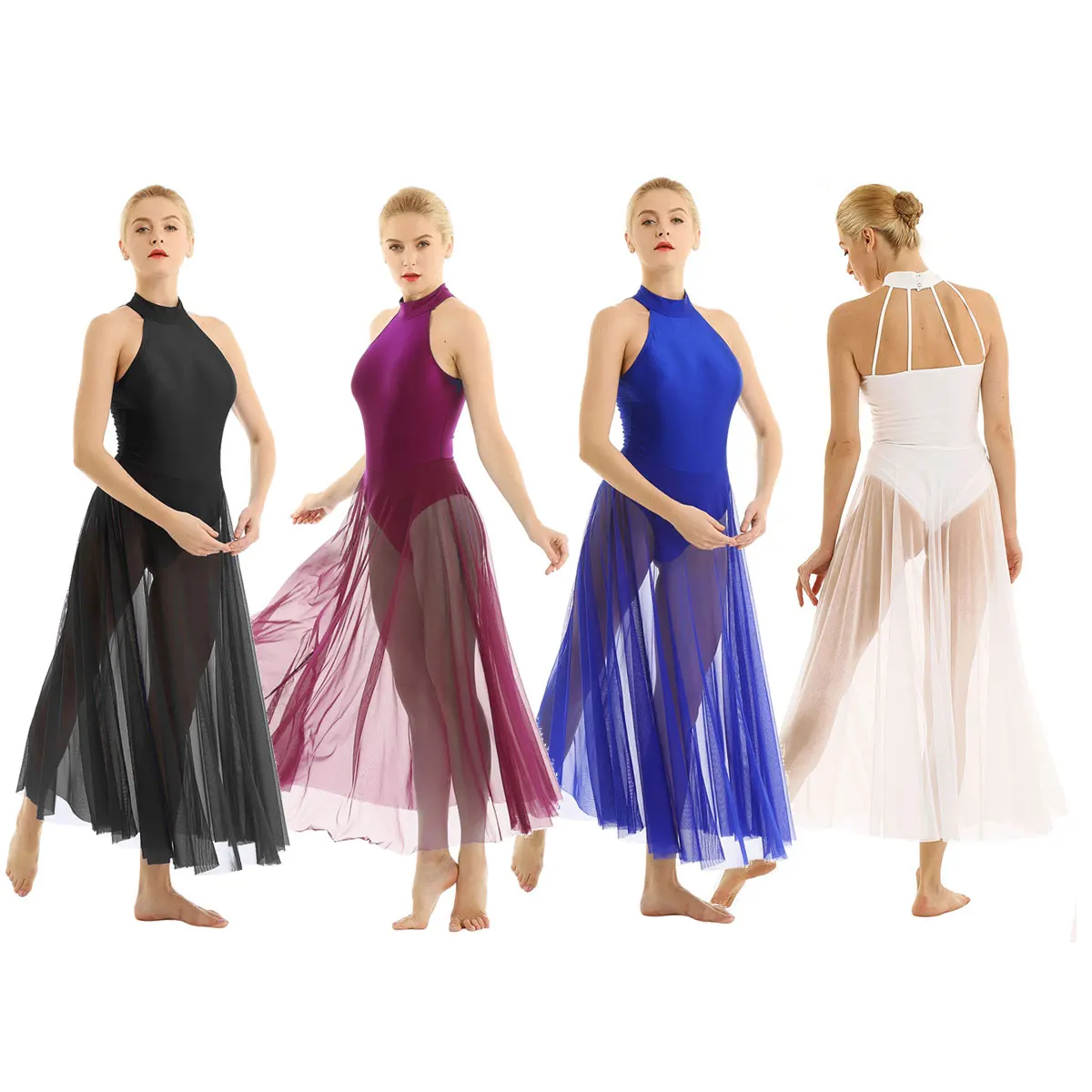 Балетное платье-пачка без рукавов для танцев | Тематическая одежда и униформа