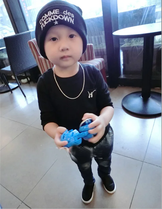Новинка 2019 детские шапки как для детей объемная женская теплая вязаная шапка