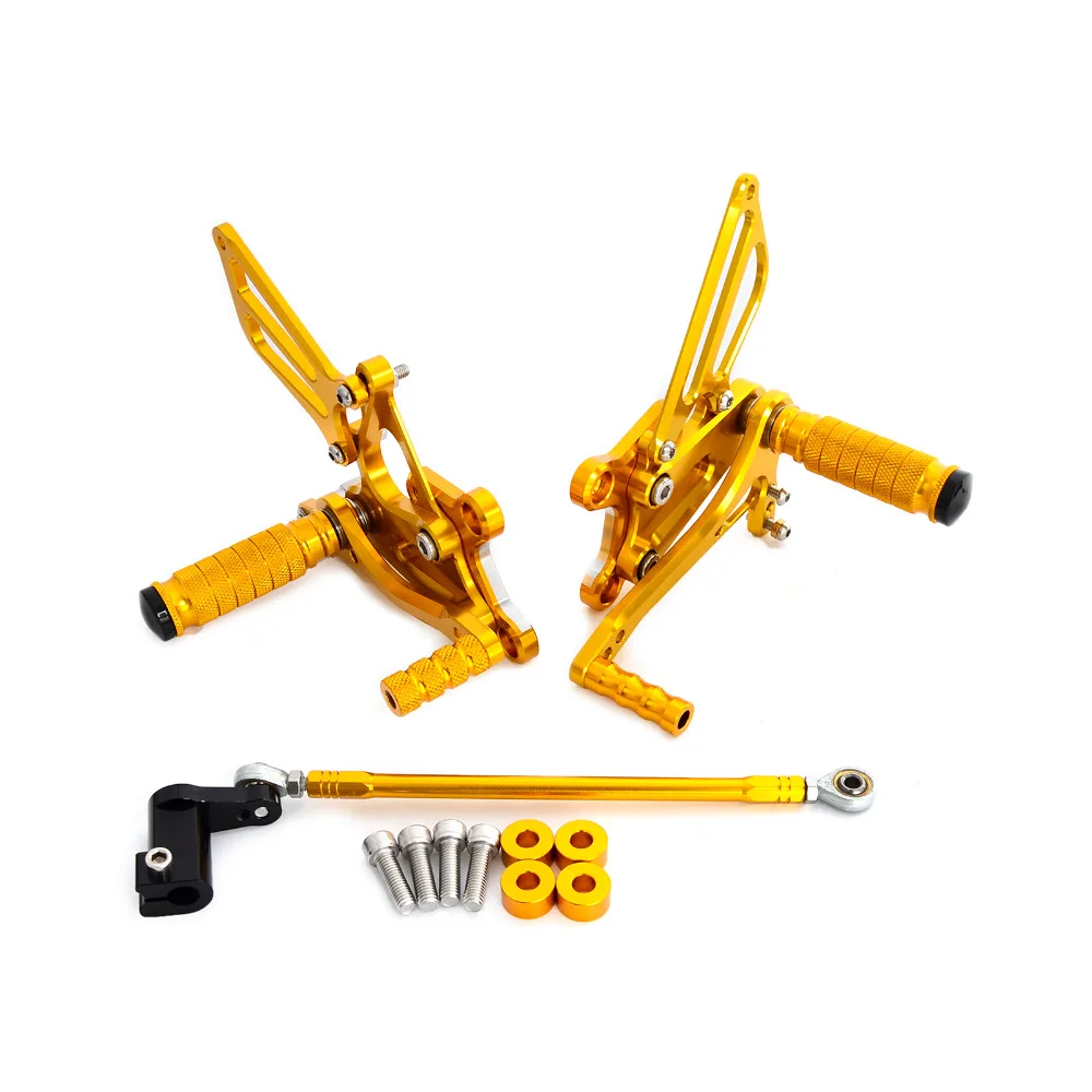NICECNC CNC Adjustable Rear Sets Foot Peg Footrest Footpeg For Honda CBR929RR 2001 2002 CBR954RR 2003 CBR 929RR 954RR | Автомобили и