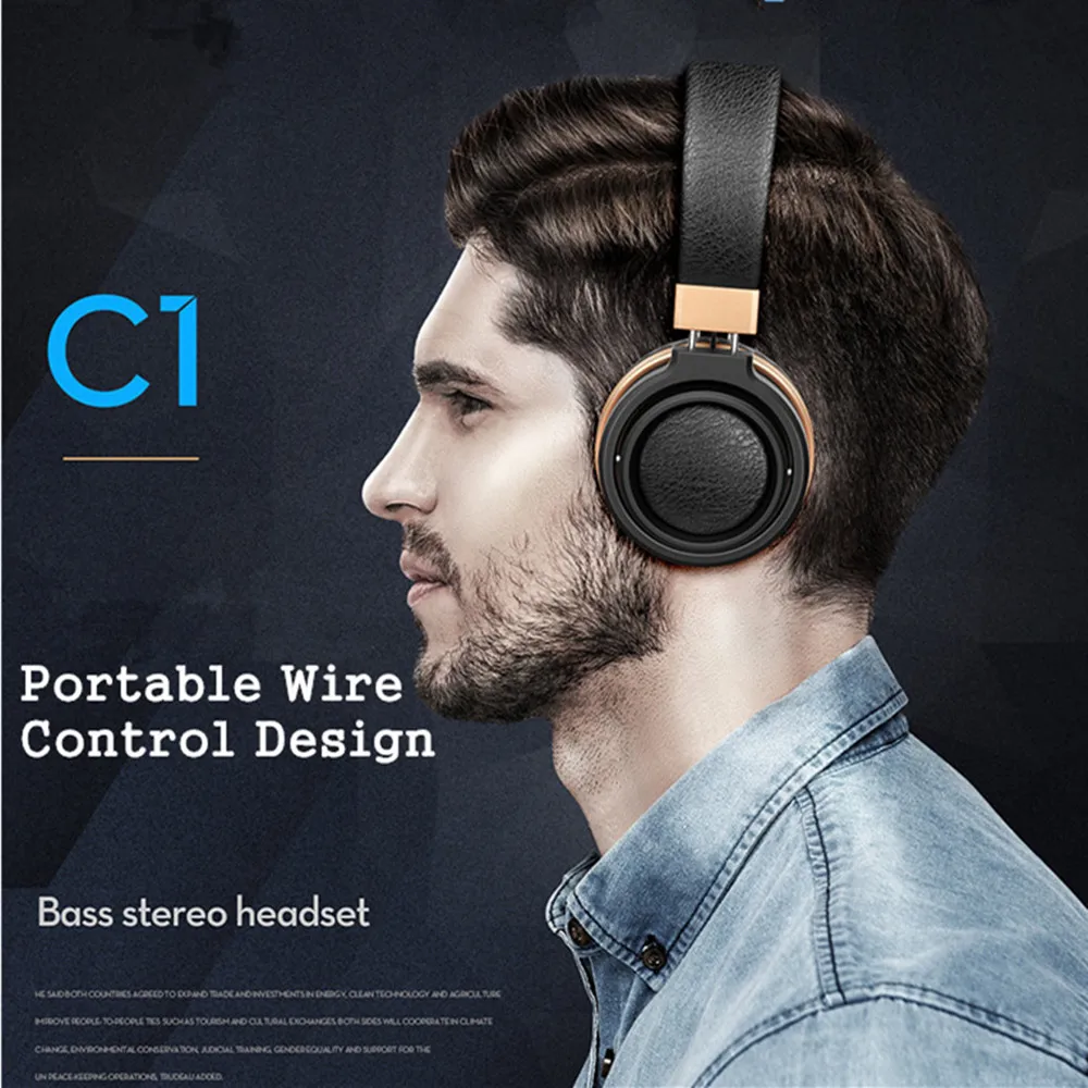 Cinpusen Wired Headphone Bass Stereo Gaming Headset 3.5mm Over-Ear Volume Control Headsets Casque with Mic For PC | Электроника