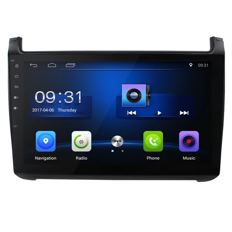 9 &quotчетырехъядерный автомобильный радиоприемник для VW POLO 2011 android 8 1 dvd-плеер с WiFi