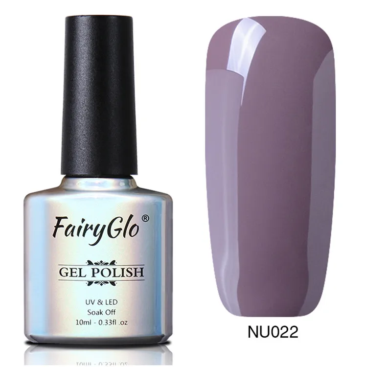 FairyGlo 10 мл телесного цвета УФ гель лак для ногтей светодиодный впитывающий Гель-лак полуперманентный Гибридный лак Лаковая краска - Цвет: NU022