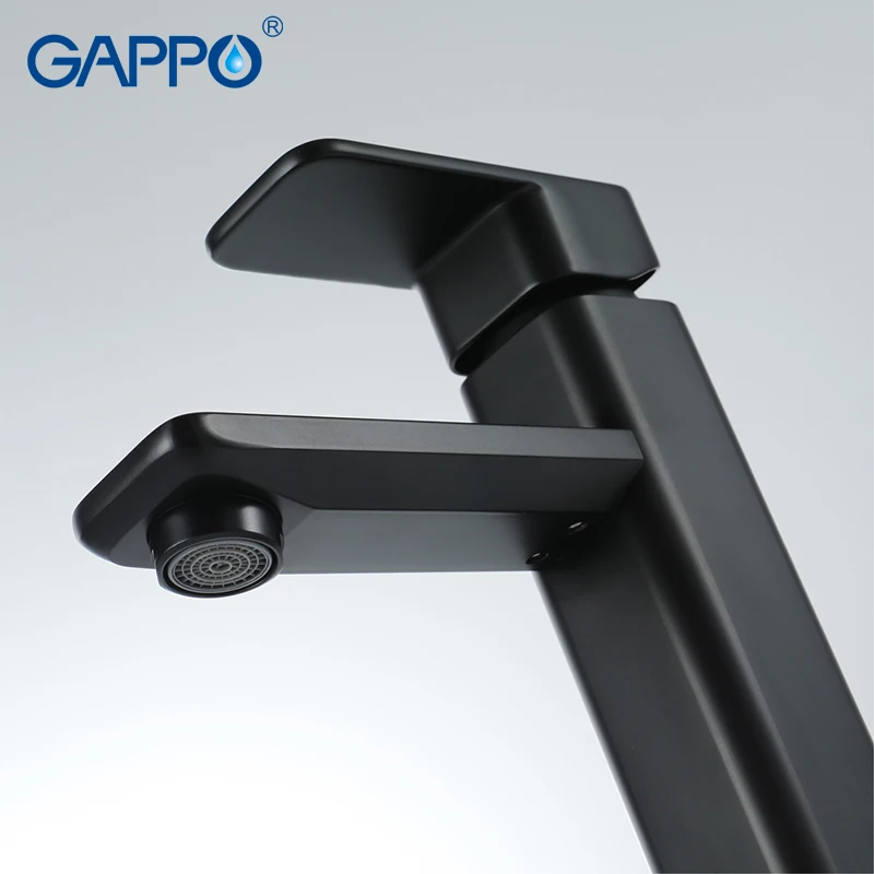 Смеситель для раковины GAPPO высокий кран ванной комнаты водопад крепление на