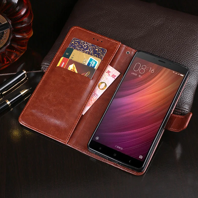 Case For Xiaomi Redmi Note 4 Cover 5.5&quot High Quality Flip Leather Note4 Capa Phone bag | Мобильные телефоны и