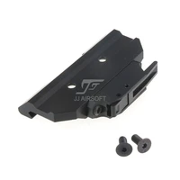 jj airsoft ac12033 quick release qd mount for acog 4x32 scope red dot blacktan