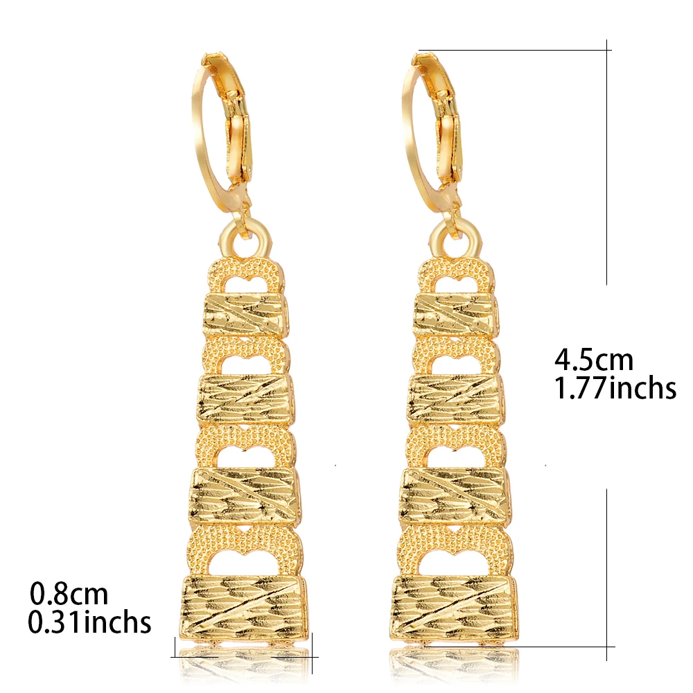 WANDO брендовые большие полые металлические серьги классические массивные