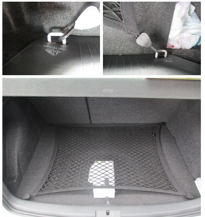 Высокоэластичная на заказ однослойная сетка для автомобильного багажника