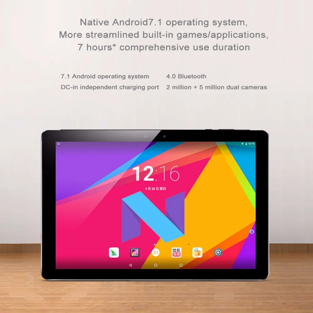 Onda V18 Pro, планшетный ПК, 10,1 дюймов, Android 7,1, Allwinner A63, четыре ядра, 1,8 ГГц, планшеты, 3 Гб ram, 32 ГБ rom, МП, МП, двойная камера