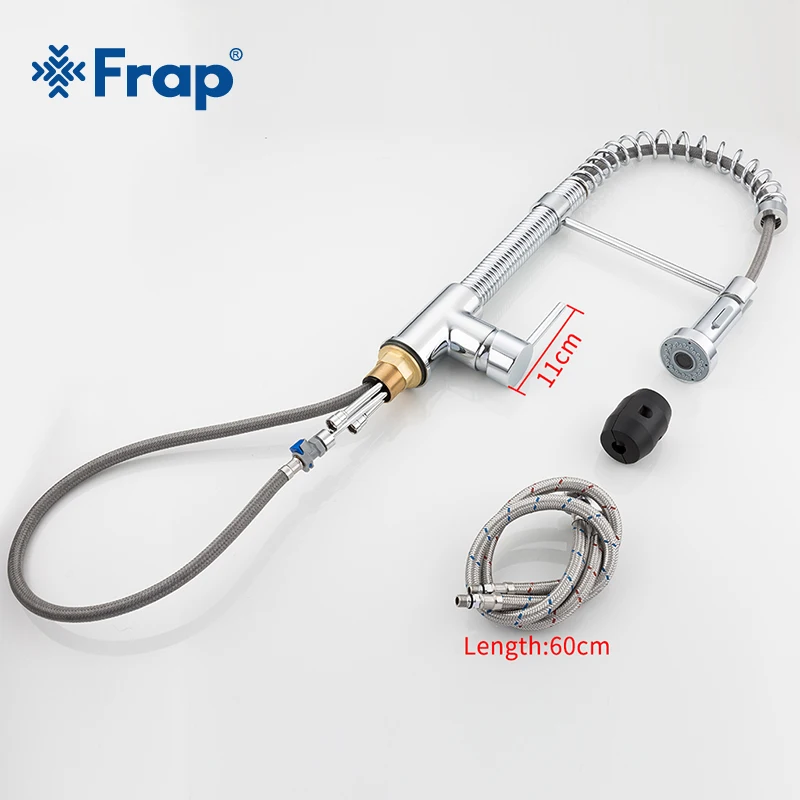 

Frap Cold & Hot Water Kitchen Faucet Pull Out Handle Single Handle Mixer Bath Room Water Sprey Materials For Kitchen Y40091