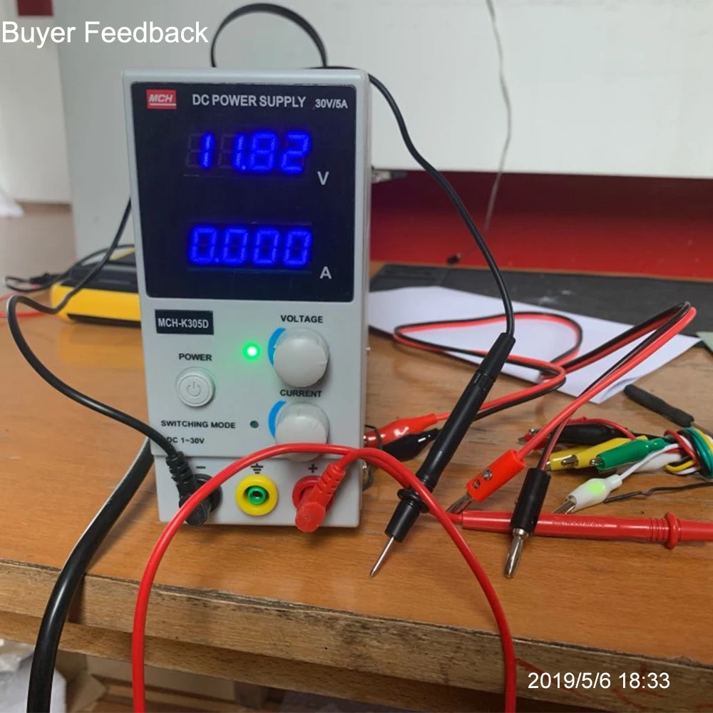 MCH K305D DC Регулируемый Питание высокой точности 4 цифры дисплей для ремонта печатных плат для лабораторий Напряжение регулирования Питание