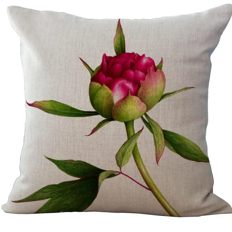 Без внутреннего наполнения оптовая продажа Роза цветочный узор хлопок Пледы