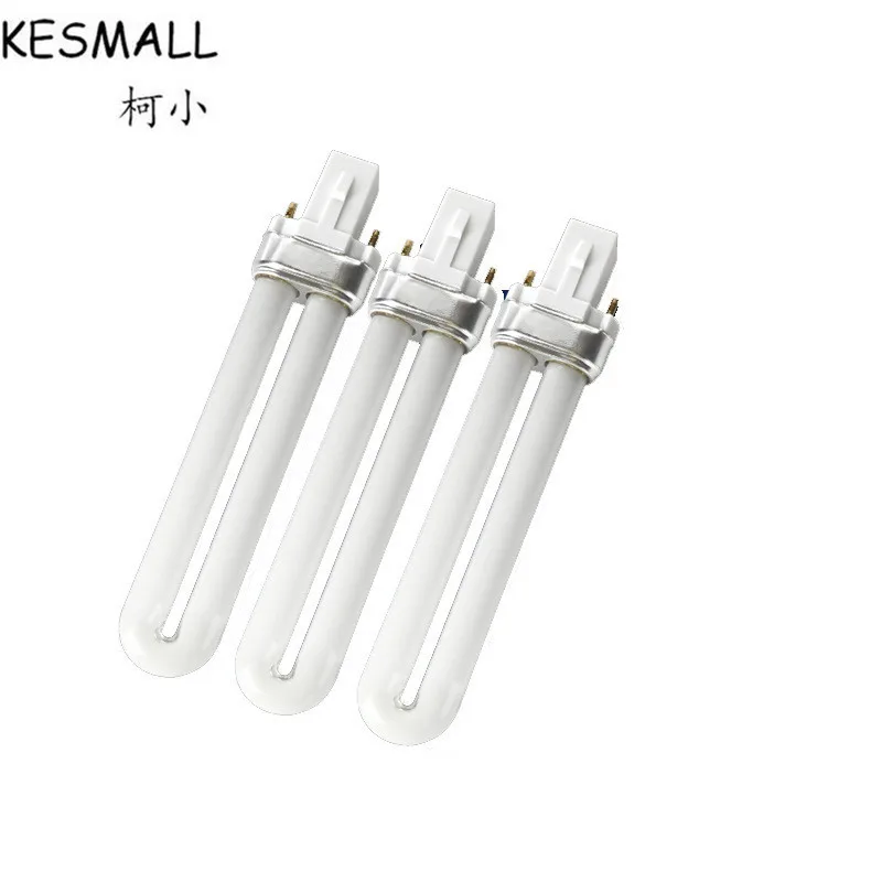 KESMALL 3 шт. 12 Вт УФ-лампа, Сушилка для ногтей, профессиональная электронная лампа для отверждения ногтей, Сменная Трубка, инструмент для дизайна ногтей CO703