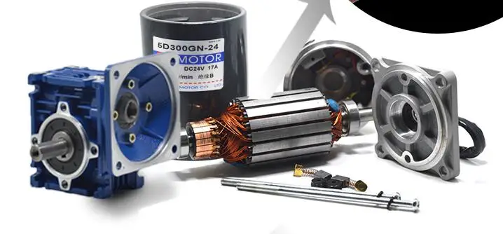 12 V/24 V DC Шестерни мотор 300W высокий крутящий момент червь Шестерни коробка передач, редукторный двигатель