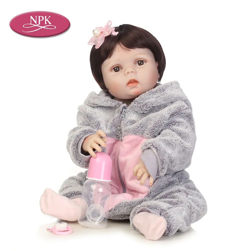 NPK Reborn Baby полностью силиконовая кукла игрушки 57 см реалистичные куклы принцессы