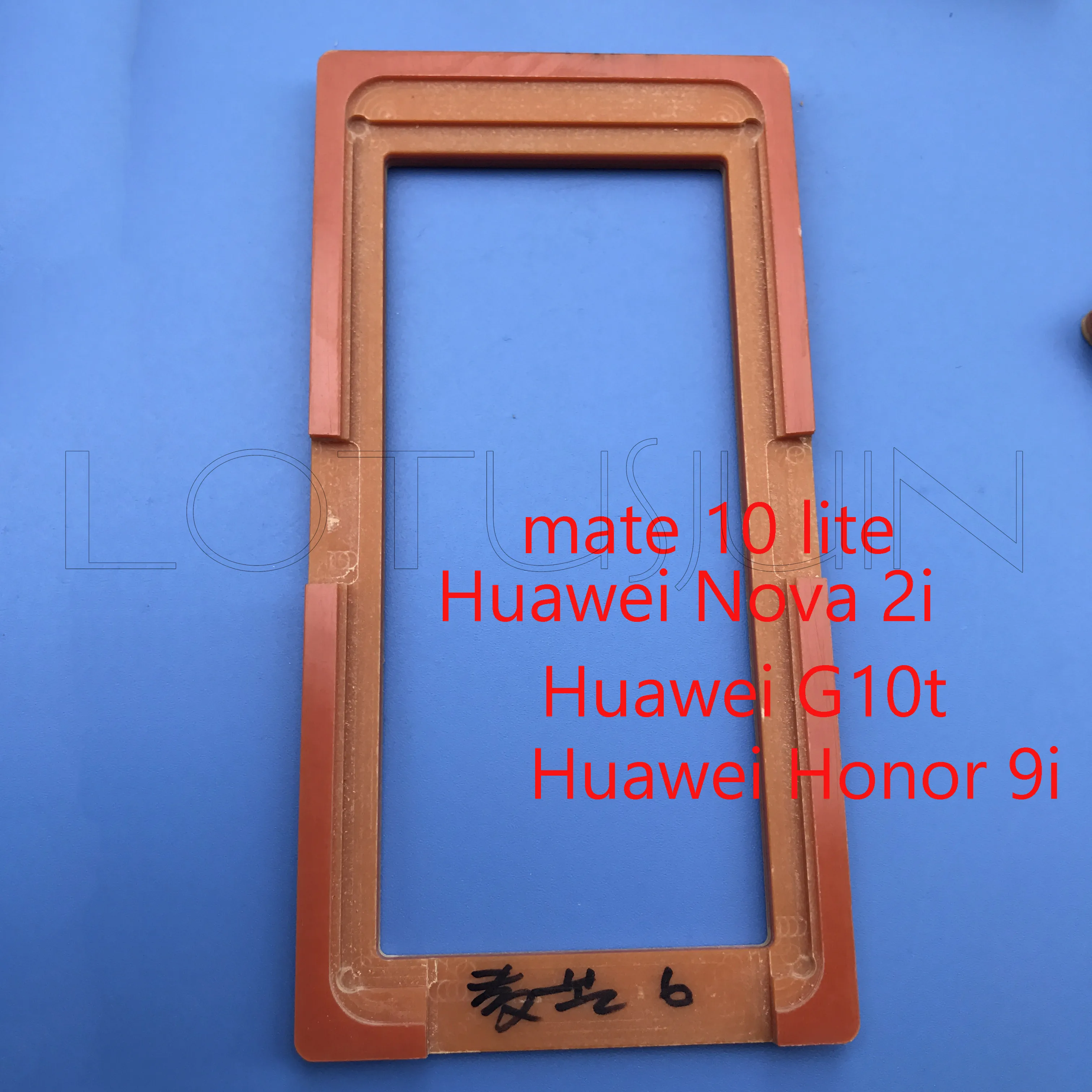 Точная резка PF клей форма ЖК экран стеклянная держатель для Huawei Nova 2i /G10 /Honor 9i /mate 10