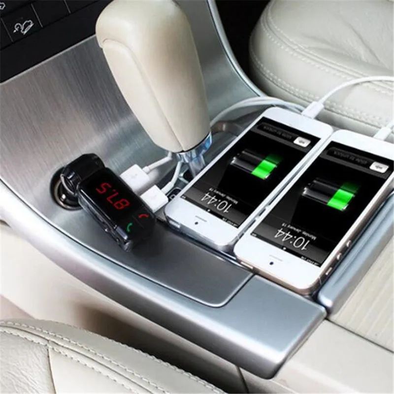 1 шт. автомобильное зарядное устройство DC12-24V двойной USB светодиодный индикатор