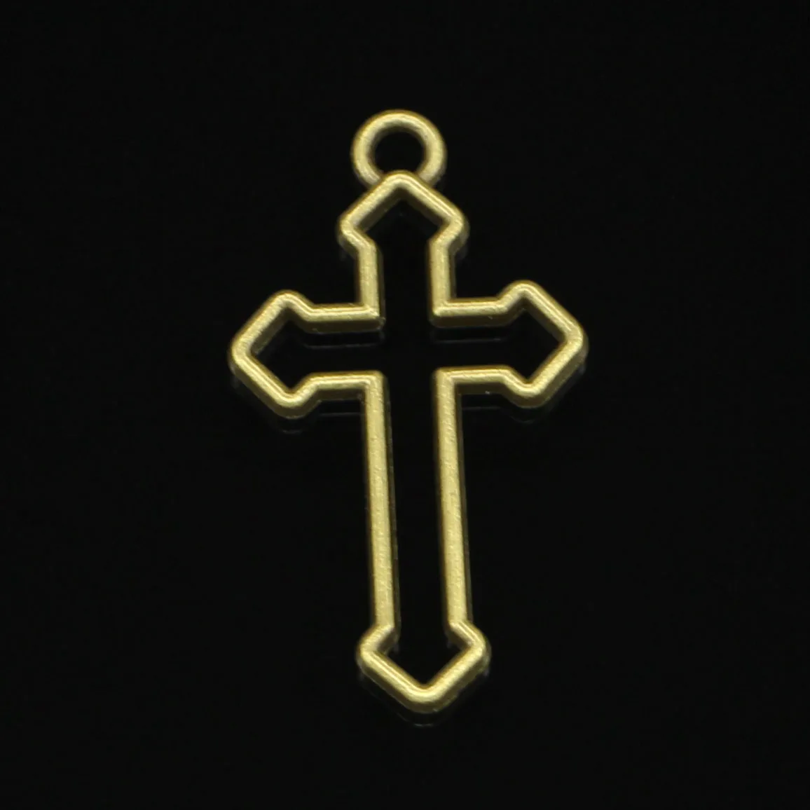 10 шт. Крест Подвеска под бронзу старину покрытое цинковым сплавом Ретро стиль для