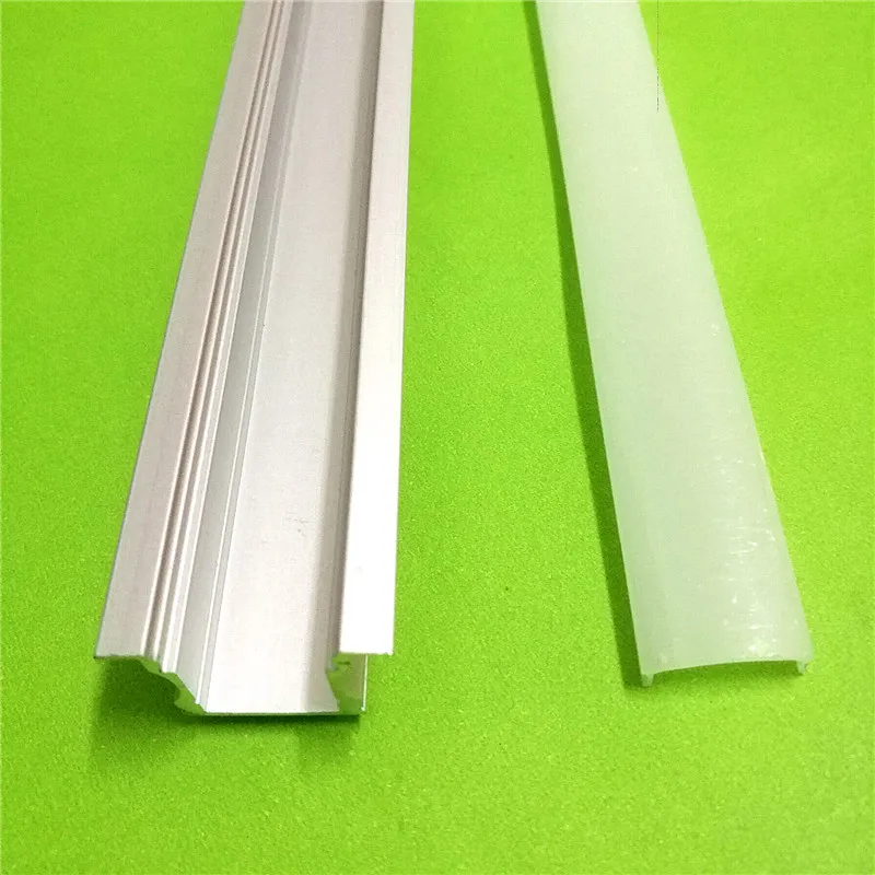 Aluminum slot shell FOR 12MM LED bar Strip PCB cabinet wardrobe light embedded line lamp 10pcs | Лампы и освещение