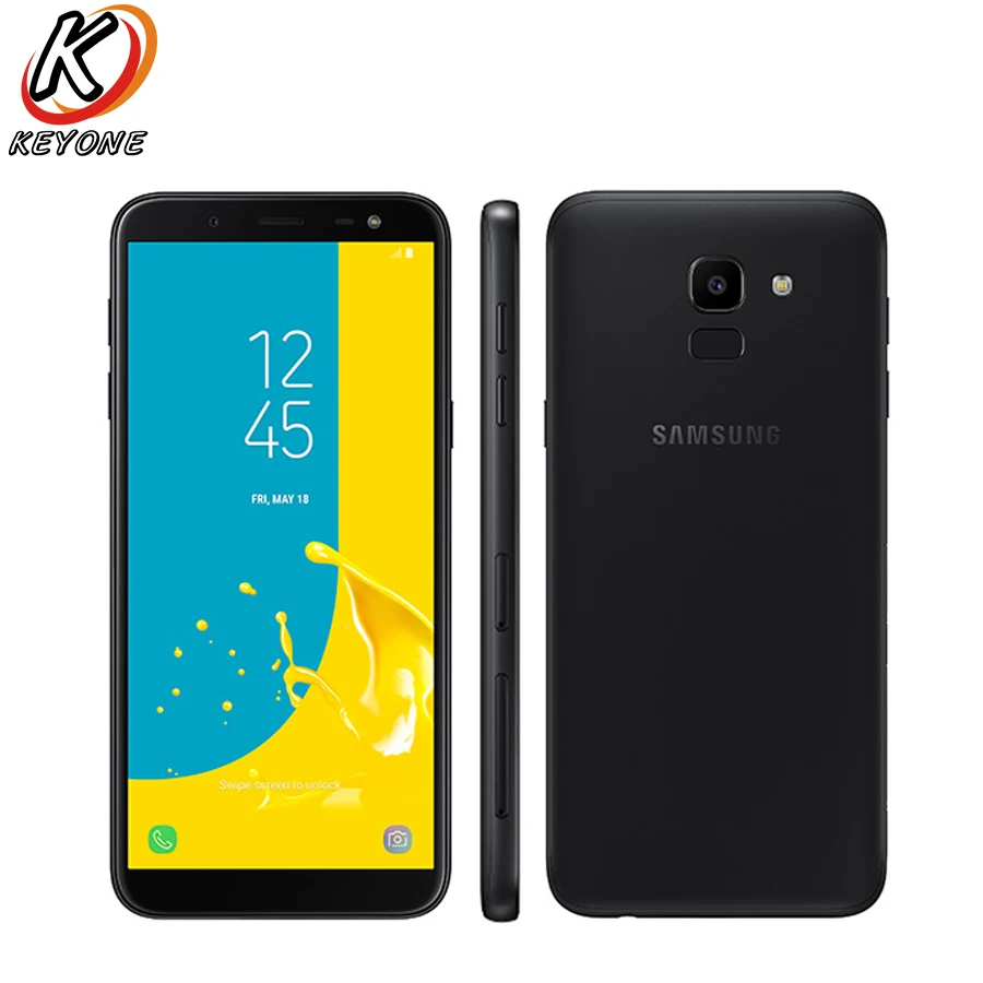 Новый оригинальный samsung Galaxy J6 J600F-DS LTE мобильный телефон 5 6 &quot3 GB Оперативная