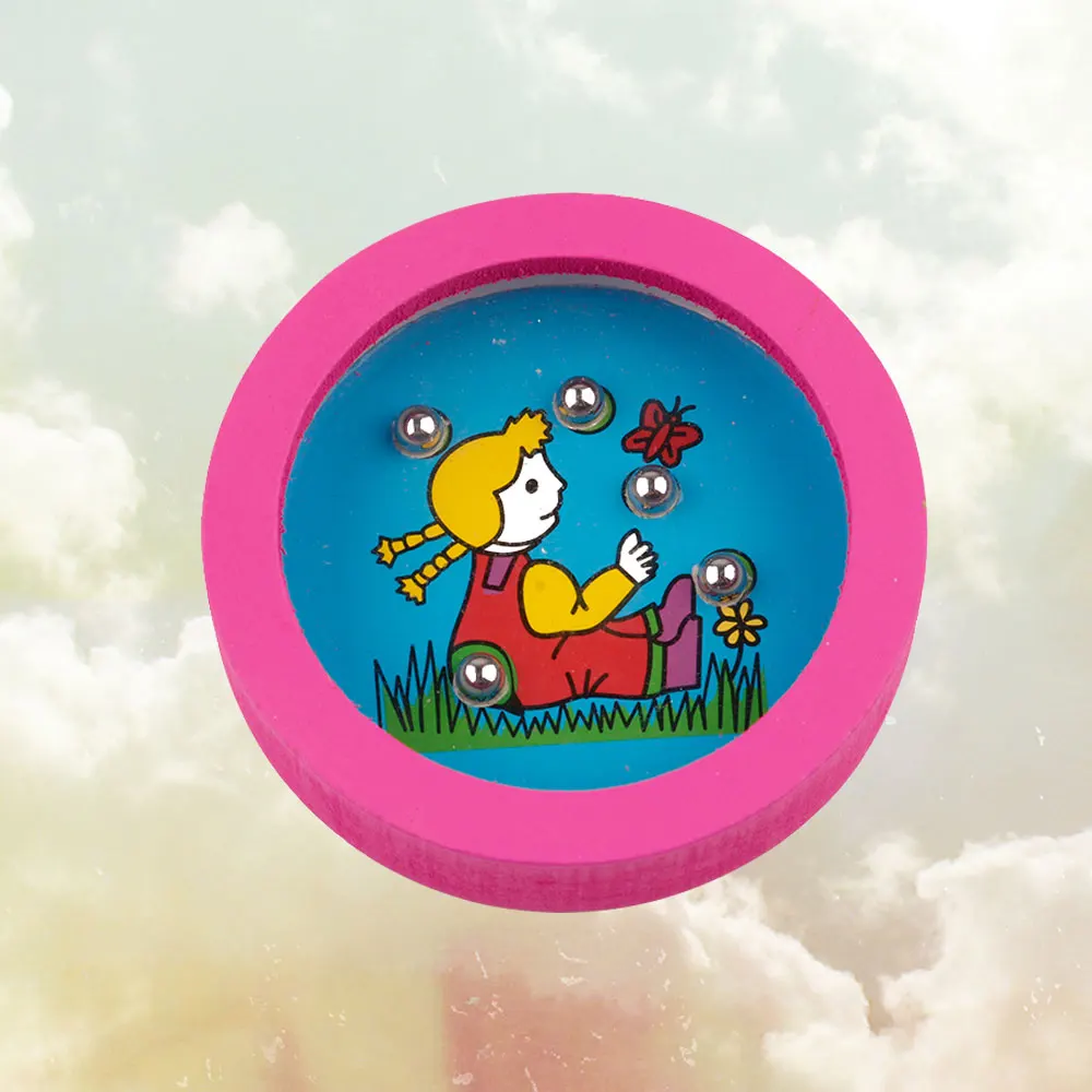 Цветные и круглые деревянные игрушки лабиринты лучшие подарки для детей