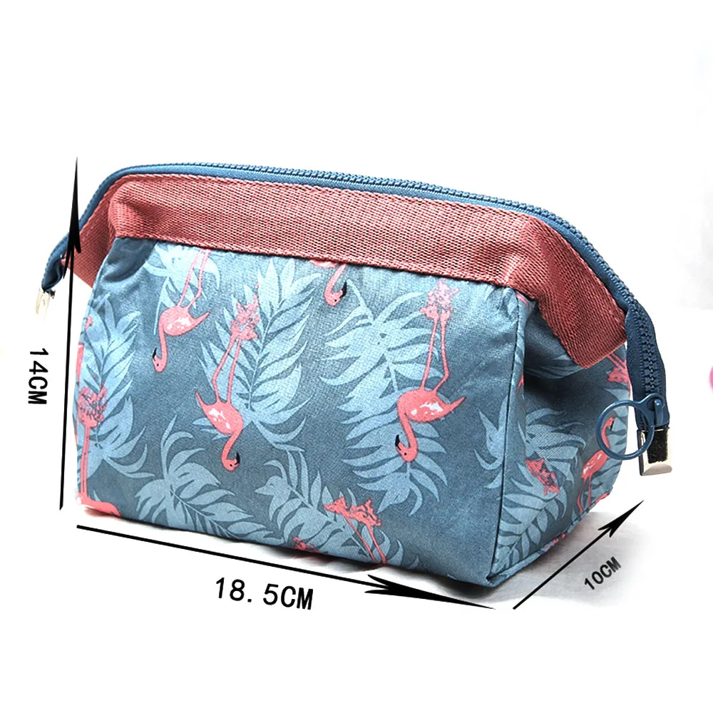 Фламинго косметичка для женщин несессер макияж сумки путешествия