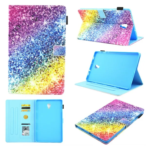 color sand case Окрашенный из искусственной кожи чехол для samsung Galaxy Tab A/A2 10,5 SM-T590 SM-T595 T590 T595 чехол-подставка для samsung Tab A 10,5 - Цвет: color sand case