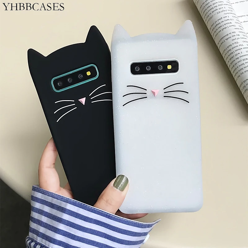 YHBBCASES чехлы для телефонов с рисунками из мультфильмов Samsung Galaxy S8 S9 S10 Plus шикарный