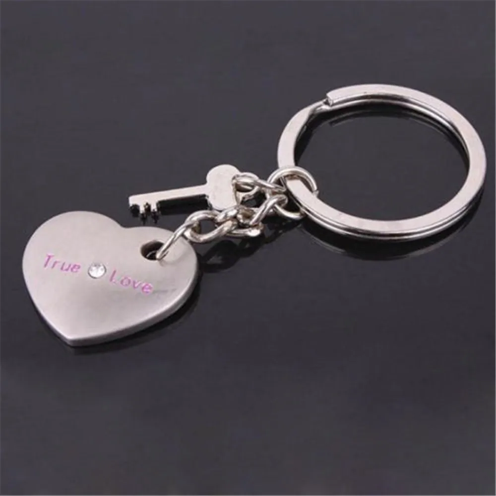 2 шт./компл. брелок с сердечком для влюбленных пар ключей новый модный подарок