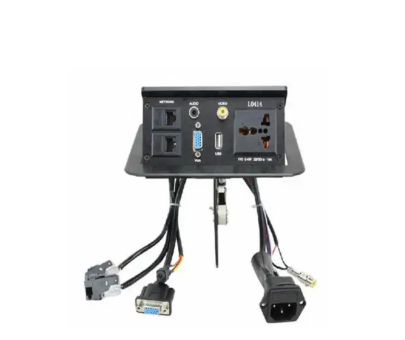 2019 настольная розетка для видеосистемы устанавливаемая на стол/комплект